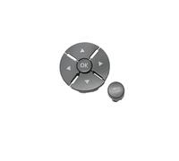Interruptores Volante Multifunción Para Benz CES Clase W204 W212 W221 GLK X204 C200 C250 Cubierta Embellecedora De Interruptor Botón Volante Coche(Gray Left)