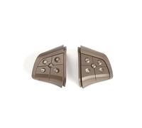 Interruptores Volante Multifunción Para Benz GL ML R B Class W164 W245 W251 Botones Control Interruptor Volante Negro Conjunto Llaves Multifunción Para Coche(Model B Bei1ge)