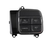 Interruptores Volante Multifunción Para Dodge Para Charger Para Durango Para Grand Para Caravan Para Journey Para Ram 56046255AD 56046094AE Interruptor Control Crucero Volante Negro(56046094AE)