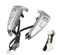 Interruptores Volante Multifunción Para Nissan Para Sentra Para Livina Para Almera Para Cube Para Versa Para Note Interruptor Control Crucero Reproductor Volante Botón Bluetooth(Sliver-Wire-Cable)