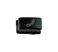 Interruptores Volante Multifunción Para VW Para Passat B7 Para Line CC 2011-2015 X1 Cubierta Botón Control Interruptor Volante Multifuncional Embellecedor Tapa Canal Audio Volumen(Phone-Left-1PC)