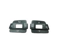 Interruptores Volante Multifunción Para VW Para Passat B7 Para Sharan 2011-2015 1 Uds Interruptor Volante Multifuncional Cubierta Botón Control Audio Embellecedor(1 Pair B)
