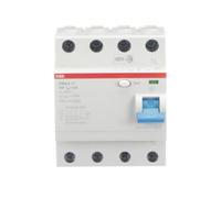 Interruttore differenziale puro 4 poli F204 A 25A 300MA ABB F427837
