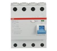 Interruttore differenziale puro 4 poli F204 AC 25A 300MA ABB F427818