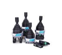 Interruttore joystick Monolever Interruptores de palanca de palanca monomando momentáneos de 30 mm con bloqueo automático de 2/4 vías, interruptor basculante HNP-201(2Way Reset 2NO)