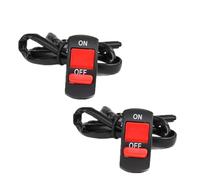 Interruttore Per Motocicletta Interruptor Apagado Llama Para Manillar Motocicleta Botón Encendido Y Para Faro Luz Señal Control Universal 12 V(2pcs)