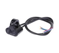 Interruttore Per Motocicletta Interruptor Control Manillar Motocicleta Aleación Aluminio De 12 V Botón Doble Intermitente Altavoz 2 Opciones(A3)