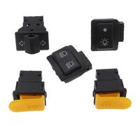 Interruttore Per Motocicletta Interruptor De Botón Para Motocicleta Faro Delantero Bocina Atenuador Señal Giro Arranque Para Ciclomotor Y Scooter(A)