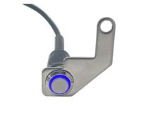 Interruttore Per Motocicletta Interruptor De Manillar Motocicleta Impermeable LED 12 V Botón Reinicio Manual Retorno(Without Lock 8)