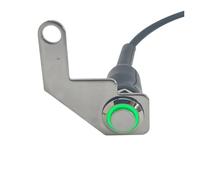 Interruttore Per Motocicletta Interruptor De Manillar Motocicleta Impermeable LED 12 V Botón Reinicio Manual Retorno(Without Lock 7)