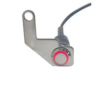 Interruttore Per Motocicletta Interruptor De Manillar Motocicleta Impermeable LED 12 V Botón Reinicio Manual Retorno(Without Lock 4)