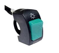 Interruttore Per Motocicletta Interruptor De Motocicleta, Botón Control Encendido Y Apagado Montaje En Manillar Luz Señal Faro Interruptores Modificados(Green)