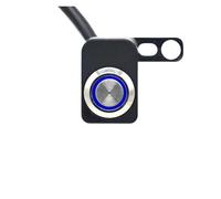 Interruttore Per Motocicletta Interruptor LED Universal Motocicleta Bicicleta Eléctrica Encendido Apagado Montaje Ajustable Resistente Al Agua Botón Interruptores(A-Blue)
