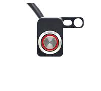 Interruttore Per Motocicletta Interruptor LED Universal Motocicleta Bicicleta Eléctrica Encendido Apagado Montaje Ajustable Resistente Al Agua Botón Interruptores(A-Red)