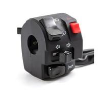 Interruttore Per Motocicletta Interruptor Manillar Motocicleta 7/8 Pulgadas Y 22 Mm Botón Bocina Señal Giro Luz Antiniebla Eléctrica Controlador Manija Arranque(Left)