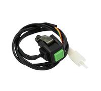 Interruttore Per Motocicletta Interruptores De Manija Control Arranque Motocicleta ATV 22 Mm Interruptor Bocina, Botón Parada CR CRF(Green)