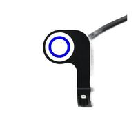 Interruttore Per Motocicletta Interruptores Motocicleta 22 Mm Manillar Interruptor Encendido Y Apagado Luz Antiniebla Alta Baja Aleación Aluminio Con Indicador(Auto Blue)