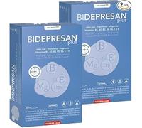Intersa Bipole Bidepresan Plus - Pack Ahorro 2 x 20 Ampollas - Con Vitaminas B1, B2, B3, B6 y C - Ayuda a Disminuir la Fatiga y el Cansancio