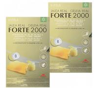 Intersa Bipole Jalea Forte 2000 - Pack Ahorro 2 x 20 Ampollas - Con Vitaminas B2, B3, B5, B6, B12 y C - Contribuye a Disminuir el Cansancio y la Fatiga y al Funcionamiento Normal del Sistema Nervioso