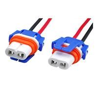 Intersale 2x Base de cerámica HB4 9006 P22d 51W-100W adecuada para bombillas incandescentes y LED