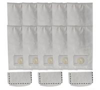 Intervac Y08 Bolsas de aspiradora de 5 capas no tejidas con cuello de autosellado, se adapta a los modelos montados en la pared H, F, RM, GH, GF (10+3)