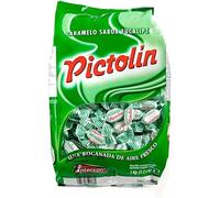 Intervan Pictolin Clásico 1 kg | Caramelos Duros Balsámicos de Menta y Eucalipto | Dulces Envueltos Individualmente Sin Gluten