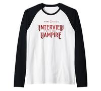 Interview with The Vampire Red Logo Camiseta Manga Raglan