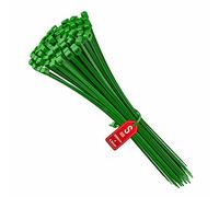 intervisio Bridas de Plastico para Cables 200mm x 4,8mm / Color Verde / 100 Piezas de Colores