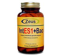INTES1+BAC | Contribuye a equilibrar y regular la microbiota intestinal | Complemento Alimenticio a base de Fibersol®- 2, Probióticos y Almidón de patata | 100% Vegano | 30 Cápsulas Vegetales