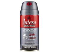 INTESA POUR HOMME desodorante bloqueador de olores Essence Power 24h, Odor Block Complex (complejo de bloqueadores de olores), 150 mL