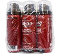 INTESA POUR HOMME Espuma de Afeitar Hidratante, con Aceite de Aguacate, 3x50 mL
