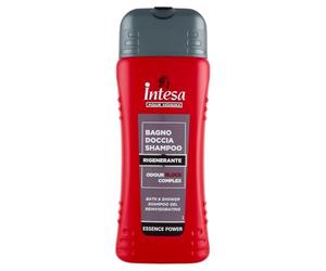 INTESA POUR HOMME | Gel de Ducha Champú Odour Block, Regenerante, con Odour Block Complex, 500 ml