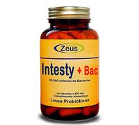 Zeus Complemento alimenticio Intesty+Bac — Fibersol®-2 y Probióticos – 90 cápsulas vegetales