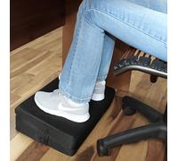 InteVision Reposapiés ajustable 2 en 1 extra grande para debajo del escritorio, cojín de espuma con funda de nailon antideslizante, ideal para el hogar y la oficina