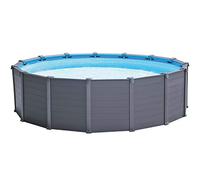 Intex 26384NP - Piscina desmontable graphite grey panel intex - 478x124 cm, 16 500 litros