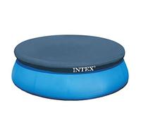 Intex 28021E Cubierta para Piscina Redonda Easy Set de 3 m, Incluye Bridas de Cuerda, Agujeros de Drenaje, proyección de 30,5 cm, Ajuste ceñido.