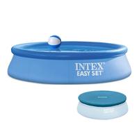Intex 28108GN - Fácil Set Pool (244x61cm) Con Bomba , Lona & Waterpolo