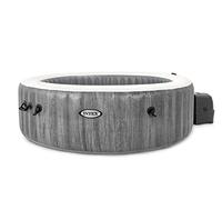 Bañera de hidromasaje inflable Intex 28442EX PureSpa Bubble Greywood Deluxe 2...
