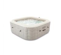 Intex 28472NP PureSpa Chevron Deluxe, inflable, 6 plazas, 170 boquillas, PVC, Multicolor, 196 x 196 x 71 cm