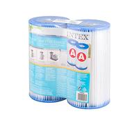 Intex 29002 29002 - Cartucho de filtro de repuesto para bomba de piscina, bomba de filtro, transparente, filtro de agua para piscina, circulación, cartucho de filtro un paquete doble