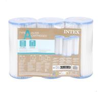Intex - Cartucho de Filtro Tipo A para Piscinas, Paquete de 3 Unidades