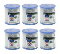 INTEX 29007 Tipo H Purespa Fácil Set Filtro de Repuesto para Piscina Spa