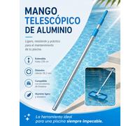 Intex 29055 - Mango telescópico Aluminio 230 cm