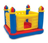 Intex 48259NP - Castillo hinchable INTEX, 175x175x135 cm, suelo hinchable, Para 2 niños, Peso máximo 45 Kg, Color rojo, amarillo y azul, Castillos hinchables infantiles