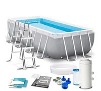 Piscina desmontable prism frame rectangular 4 metros con depuradora