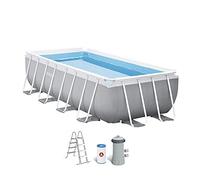 INTEX 55211 - Piscina elevada Rectangular Prism Frame con depuradora