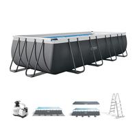 Piscina de jardín con estructura 549 x 274 x 132 cm 11 en 1 INTEX 26356
