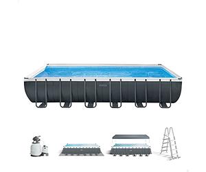 INTEX 55221 - Piscina elevada Rectangular Ultra XTR Frame 732x366x132 cm + depuradora