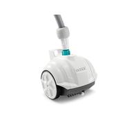 Intex 55251 - Robot limpiafondos piscina Krystal Clear ZX50, Limpiador fondo piscina automático, Manguera 6.5m antienrredos, recipiente para desechos 0,8L y giro automático, Limpiafondos piscina