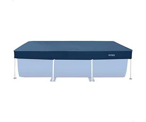 Intex 55252 - Cobertor Solar para Piscina Desmontable Rectangular 260x160cm, con cordón de Agarre, protección para Piscinas, Mantenimiento y Limpieza